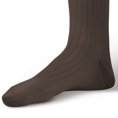 AW 129 Men's Microfiber/Cotton Knee High Dress Socks 15-20 mmHg