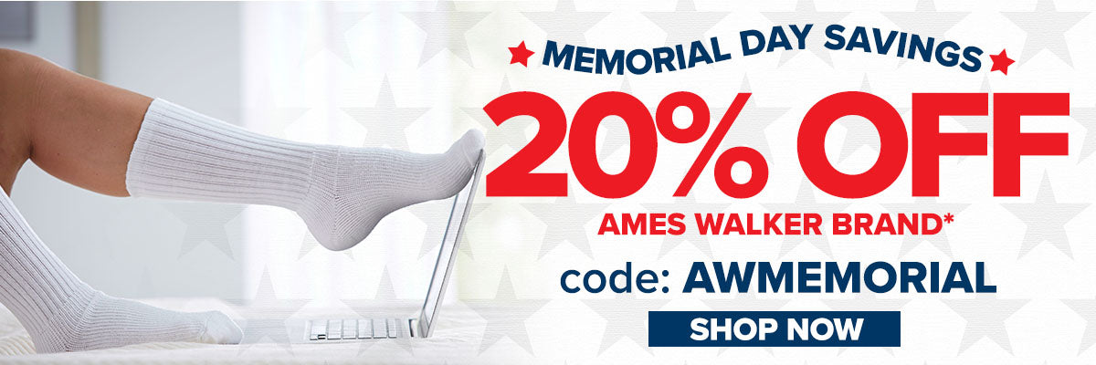 20% off Ames Walker with code: AWMEMORIAL