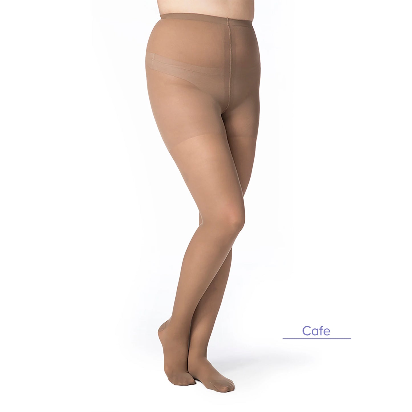 Sigvaris Style 782 Women's Sheer Pantyhose 20-30 mmHg Cafe