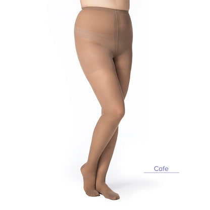 Sigvaris Style 782 Women's Sheer Pantyhose 20-30 mmHg Cafe