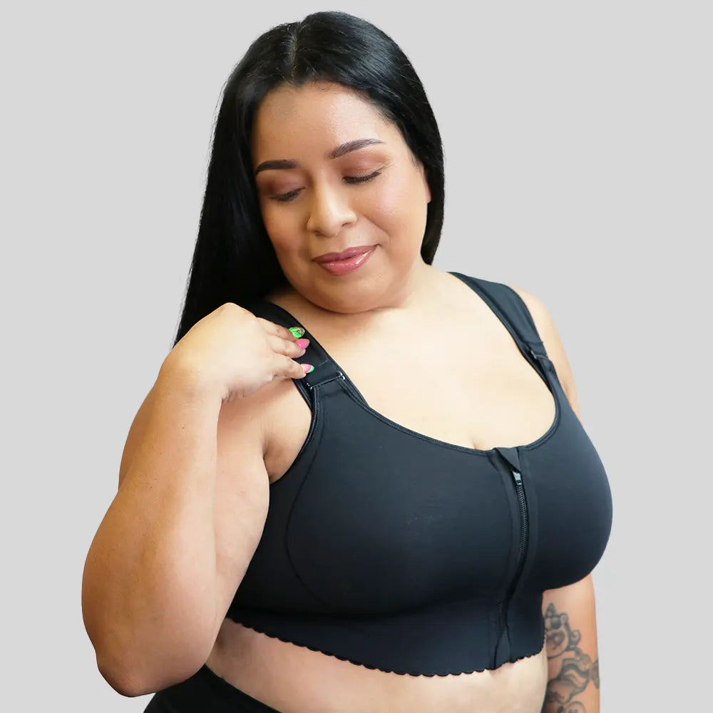 Woman wearing Black ABC 619 Restore Bra