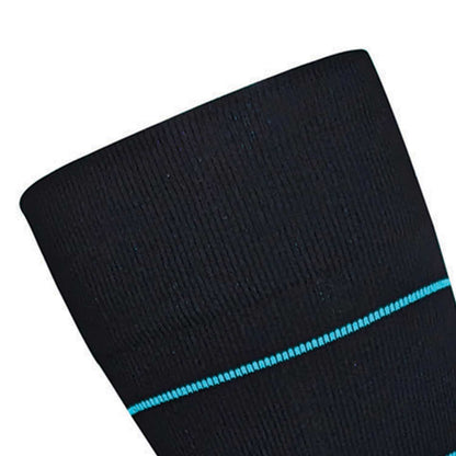 AW 650 Stripe Knee High Socks Blue Top Welt