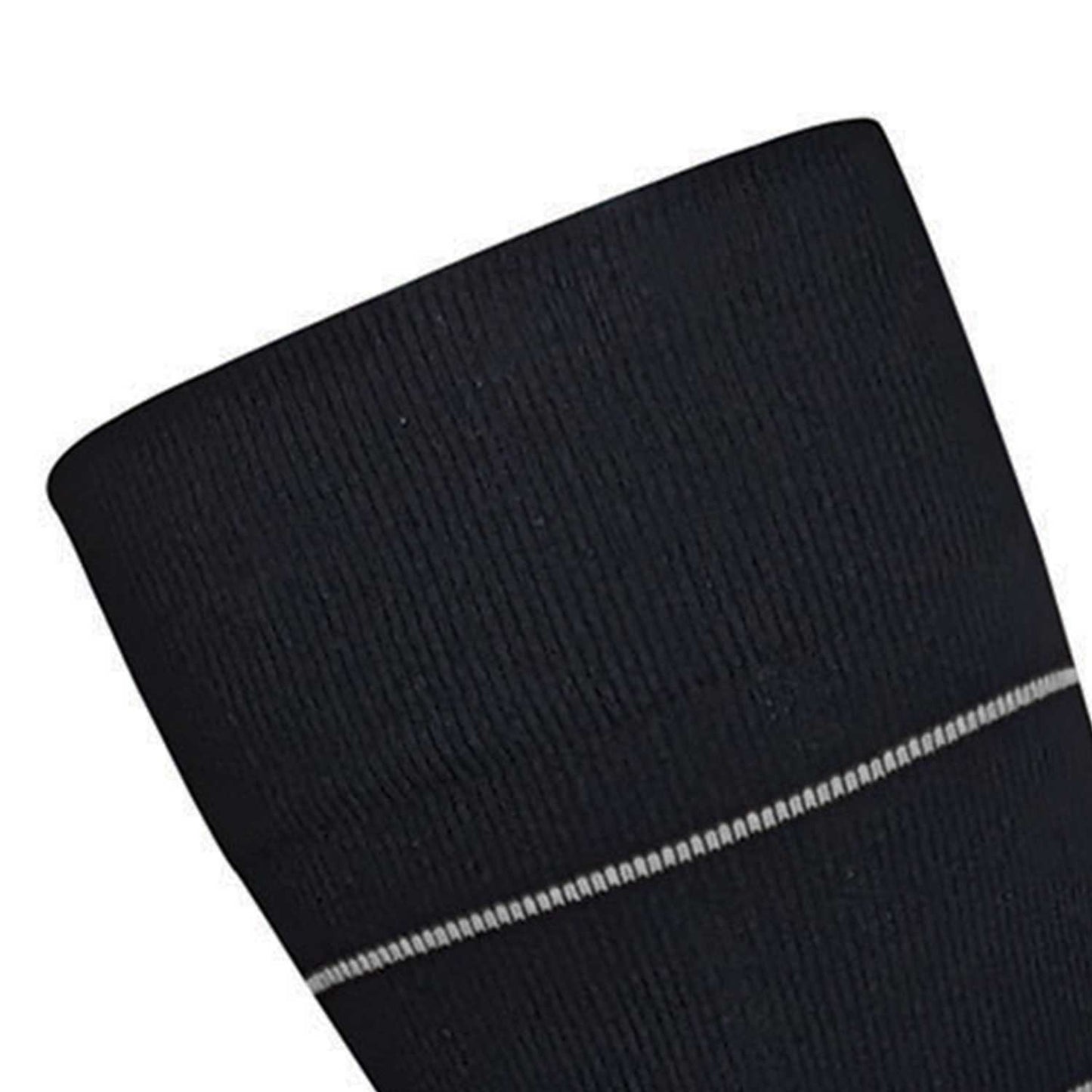 AW 650 Stripe Knee High Socks Grey Top Welt