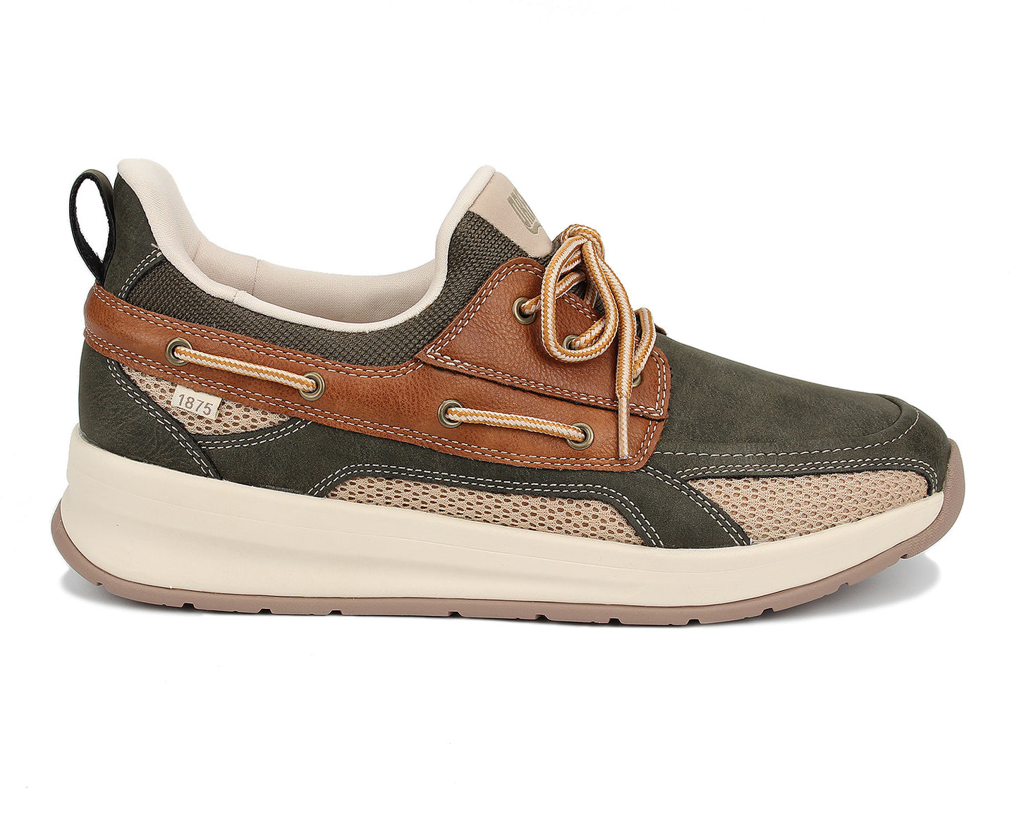 Drew Men's Channing Hands-Free Slip On Shoes Olive Combo