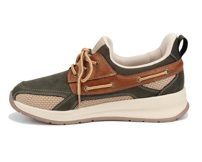 Drew Men's Channing Hands-Free Slip On Shoes Olive Combo