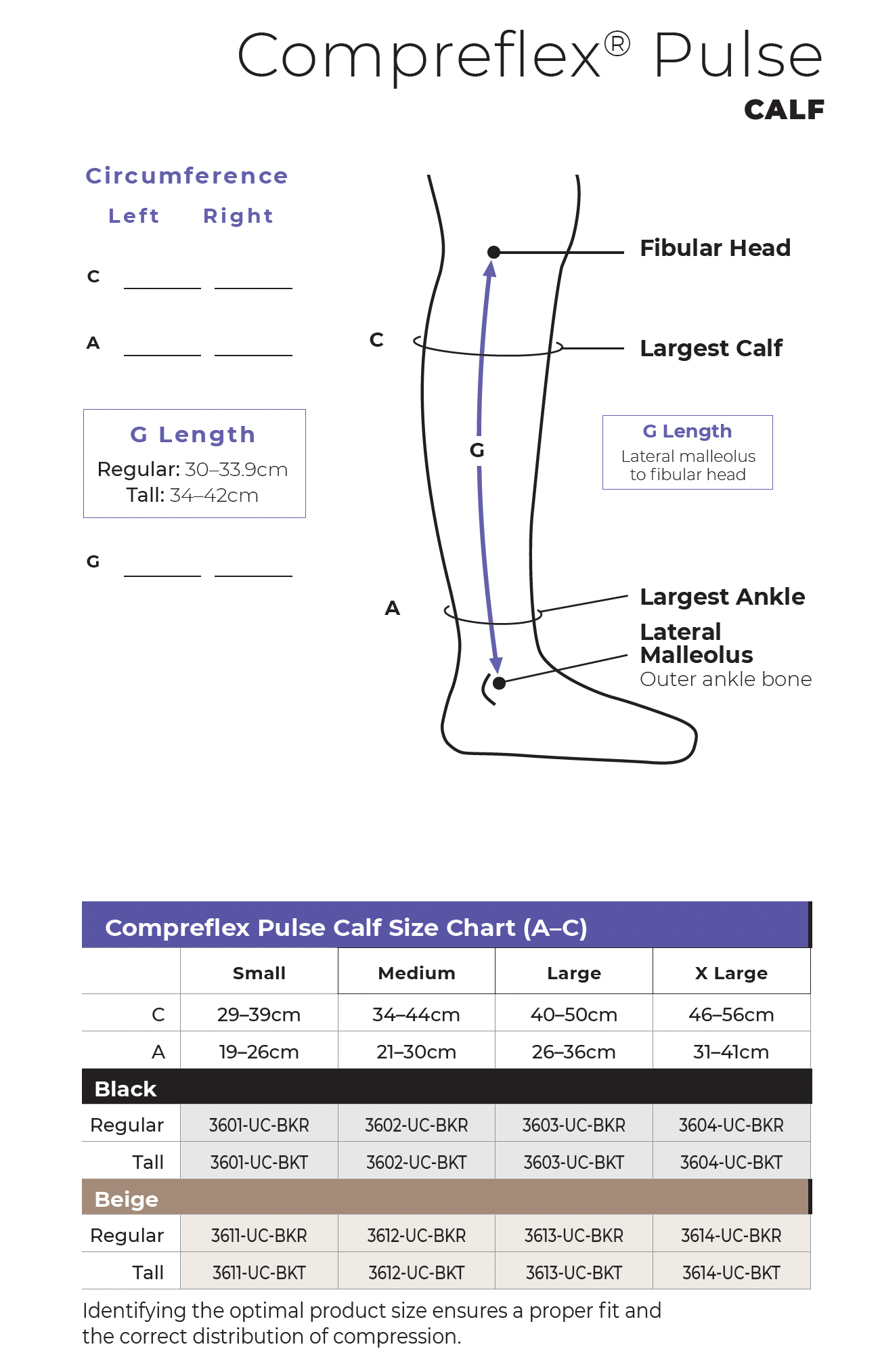 Sigvaris Compreflex Pulse Calf