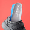Easy to remove Ortholite® X25 insole and EVA spacer to accommodate custom orthotics.