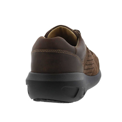 Drew Men's Miles Casual Shoes Dark Brown Heel