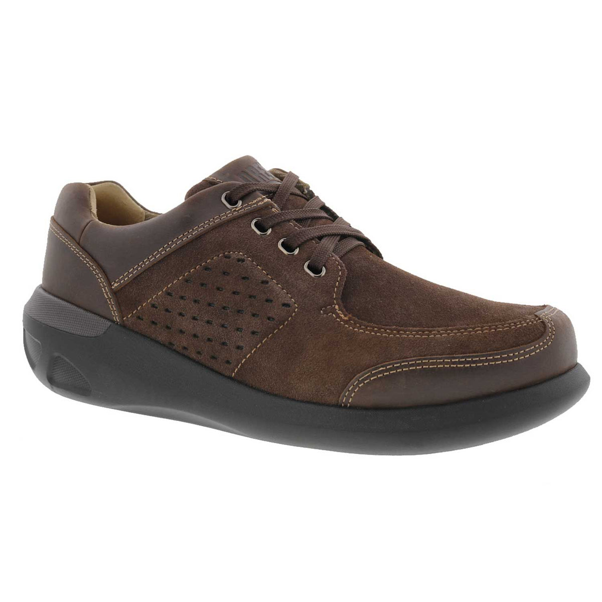 Drew Men's Miles Casual Shoes Dark Brown Right