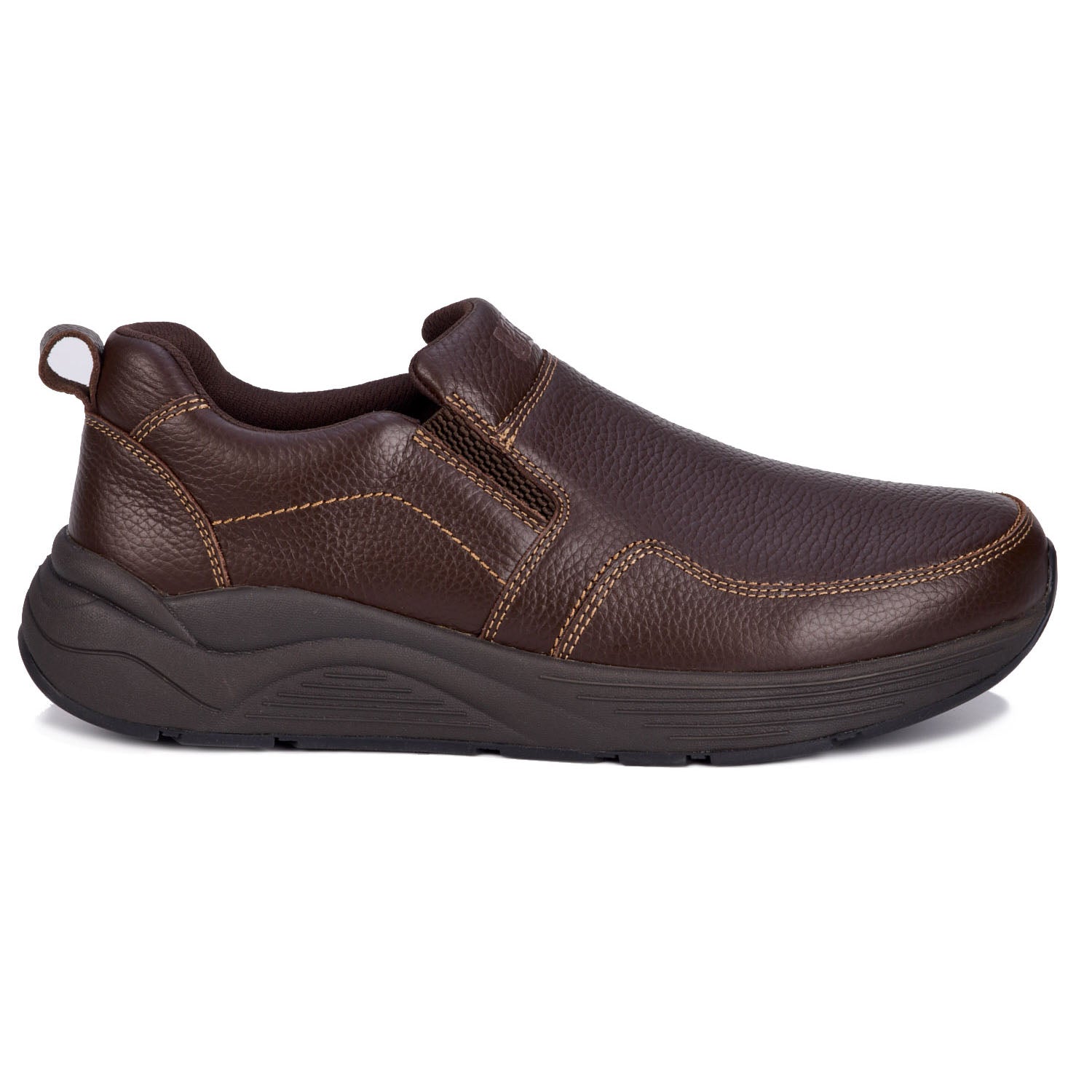 Drew Match Men's Casual Shoe Black Pebbled Leather - 9 4W Drew Match Men's Casual Shoe Black Pebbled Leather - 9 4W