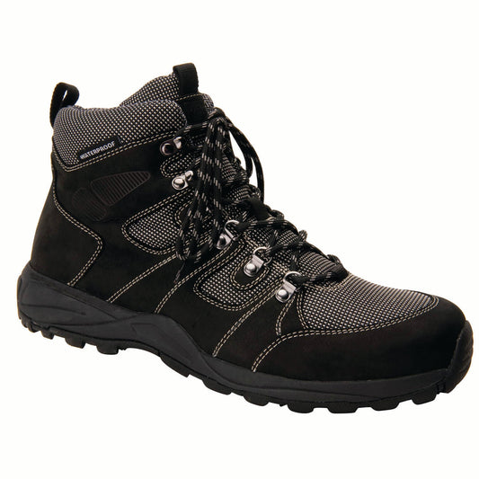 Drew Men's Trek Waterproof Boots - Drew Men's Trek Waterproof Boots Black Nubuck