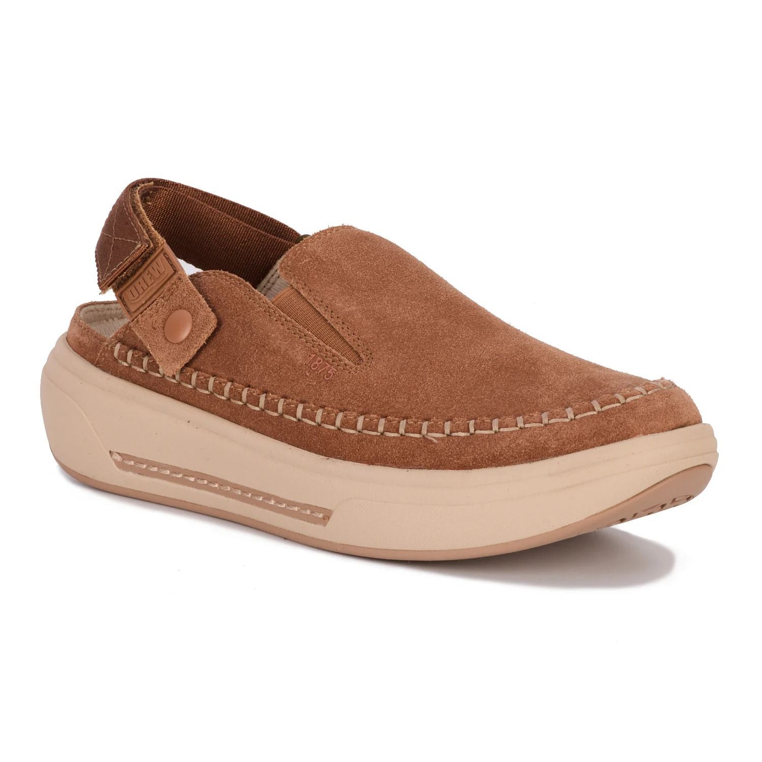 Drew Women's Jazz Casual Slide Shoes Black Camel Combo