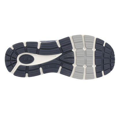 Close-up of a shoe sole with 'DREY' branding on a white background