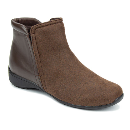 Drew Women's Paulie Boots Brown Boot with texture upper.