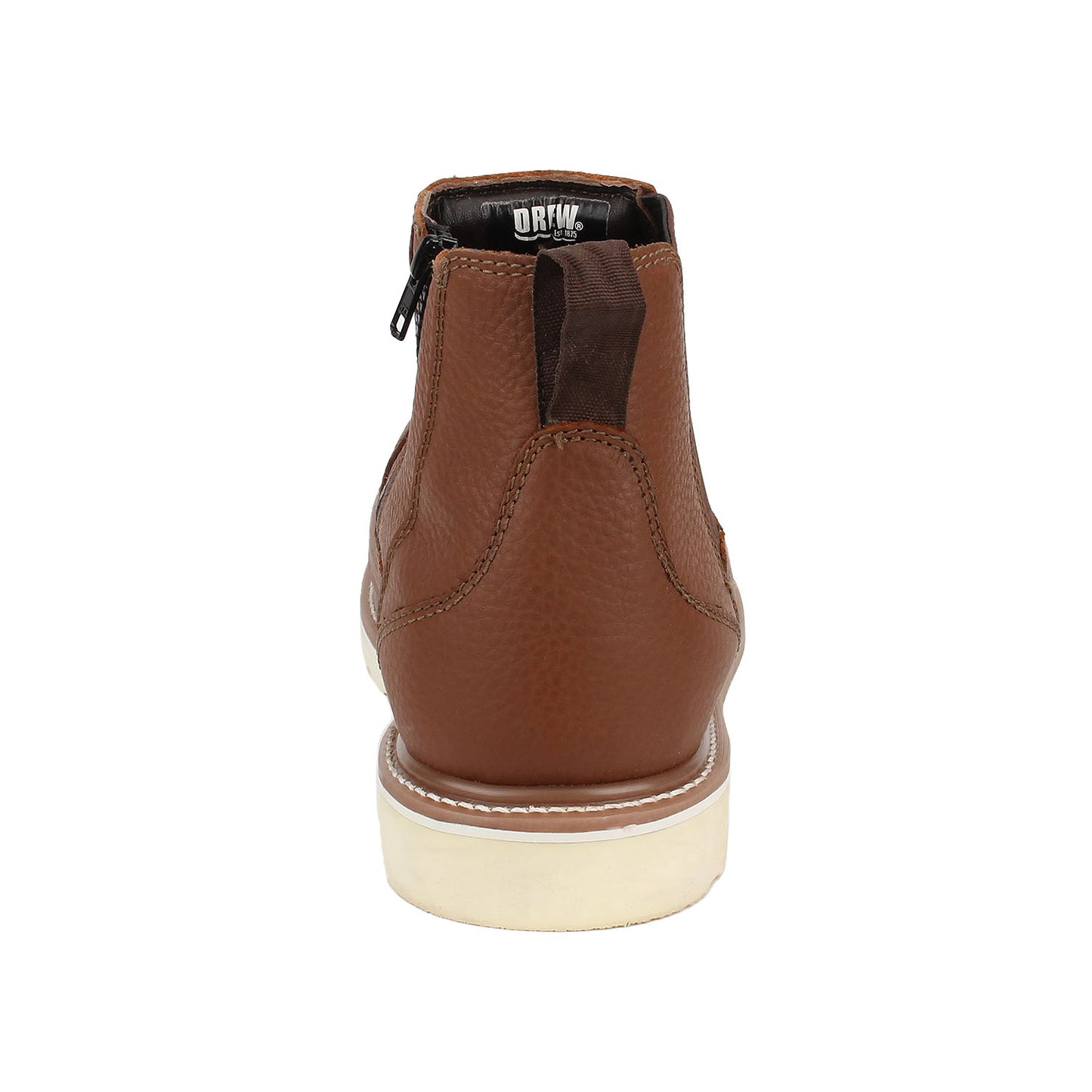 Drew Men's Boston Waterproof Work Boots Rust