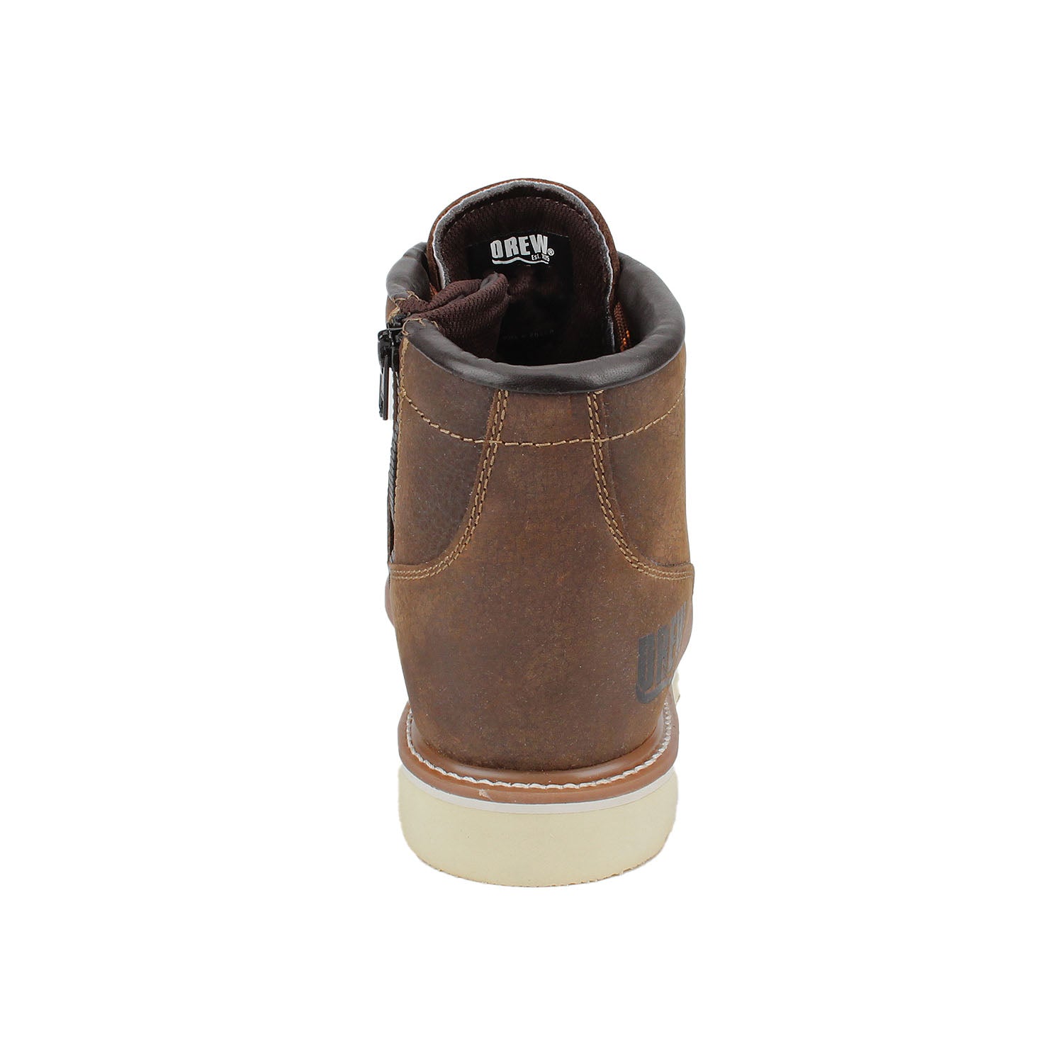 Drew Men's Burbank Waterproof Work Boots Chocolate Leather