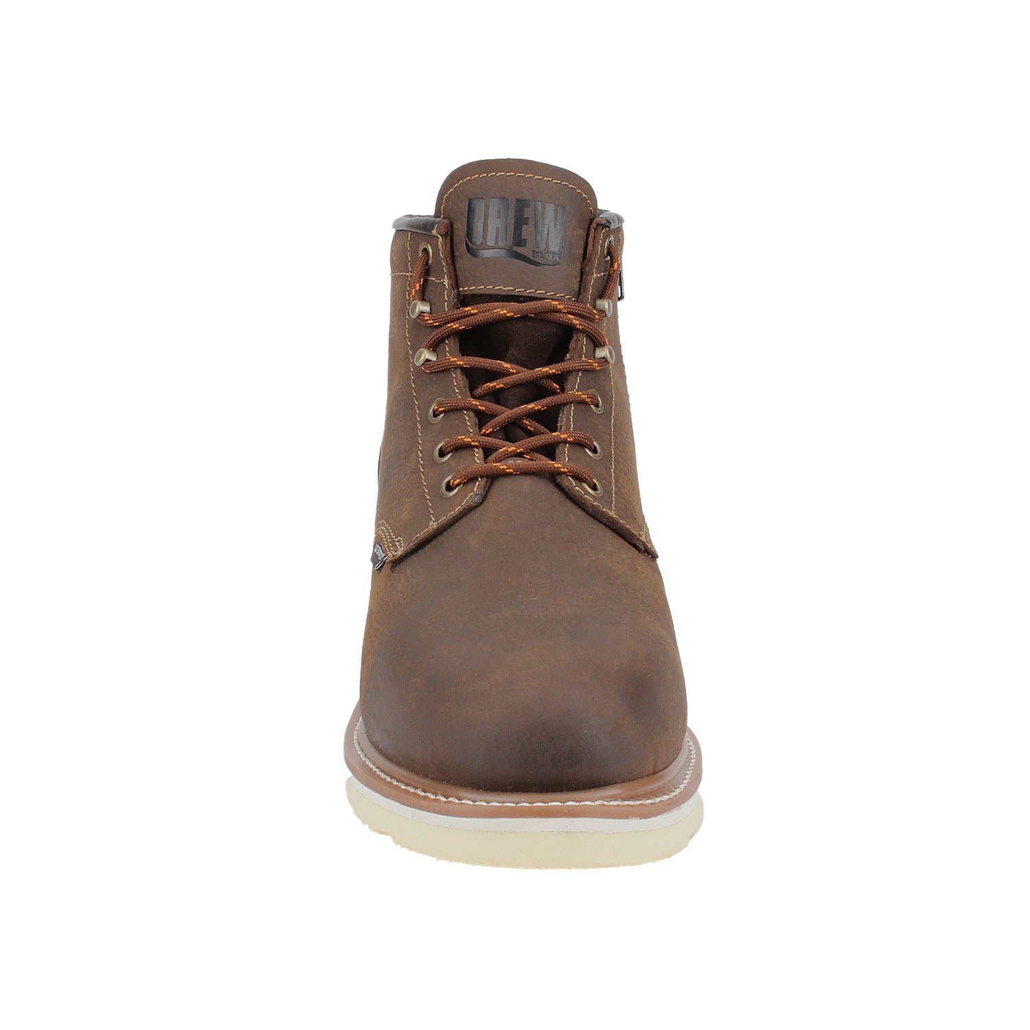 Drew Men's Burbank Waterproof Work Boots Chocolate Leather