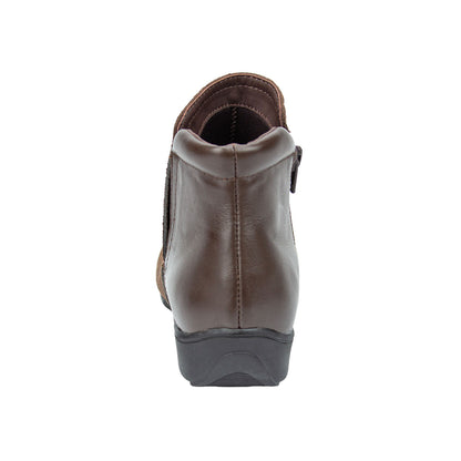 Drew Women's Paulie Boots Brown Back heel view