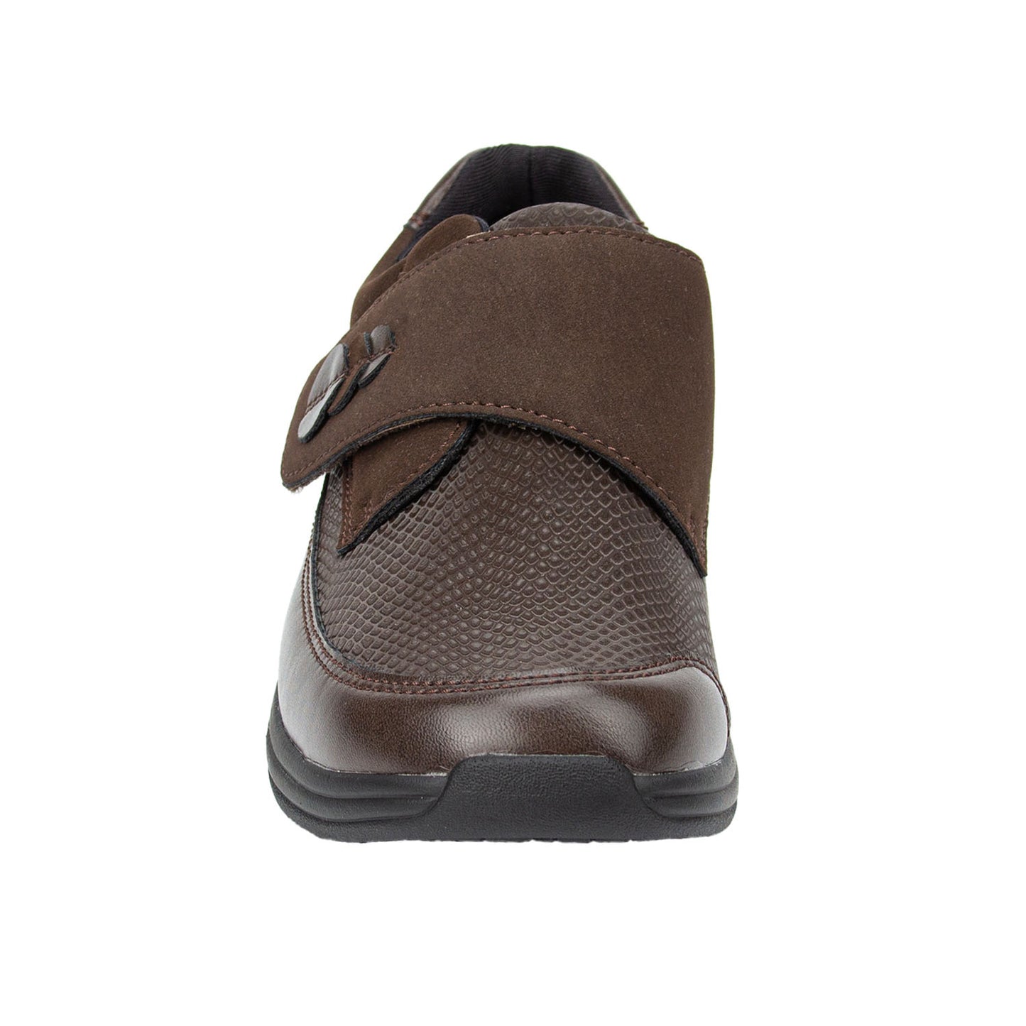 Drew Women's Lily Casual Shoes Brown front view strap
