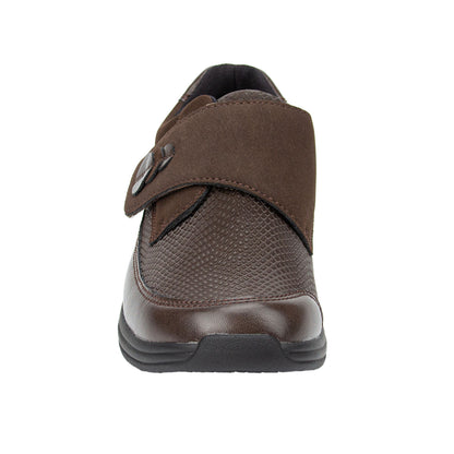 Drew Women's Lily Casual Shoes Brown front view strap
