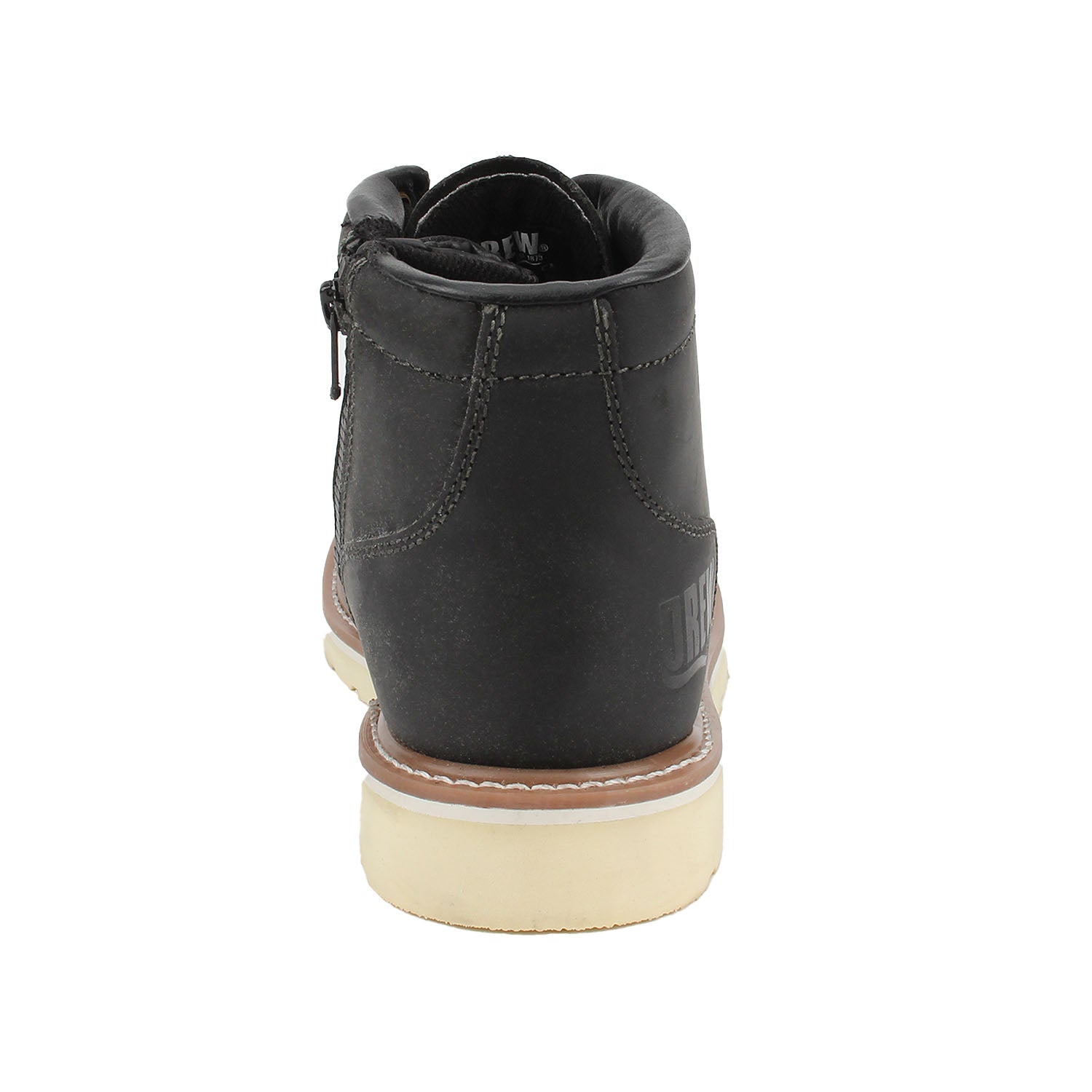 Drew Men's Burbank Waterproof Work Boots Black Leather