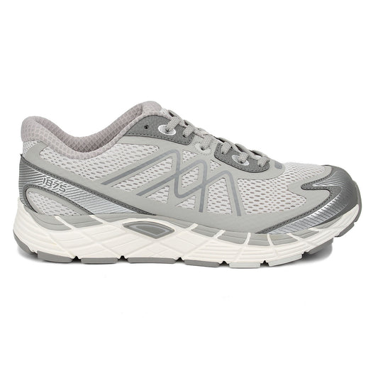 Drew Men's Nash Athletic Shoes - Gray running shoe on a white background