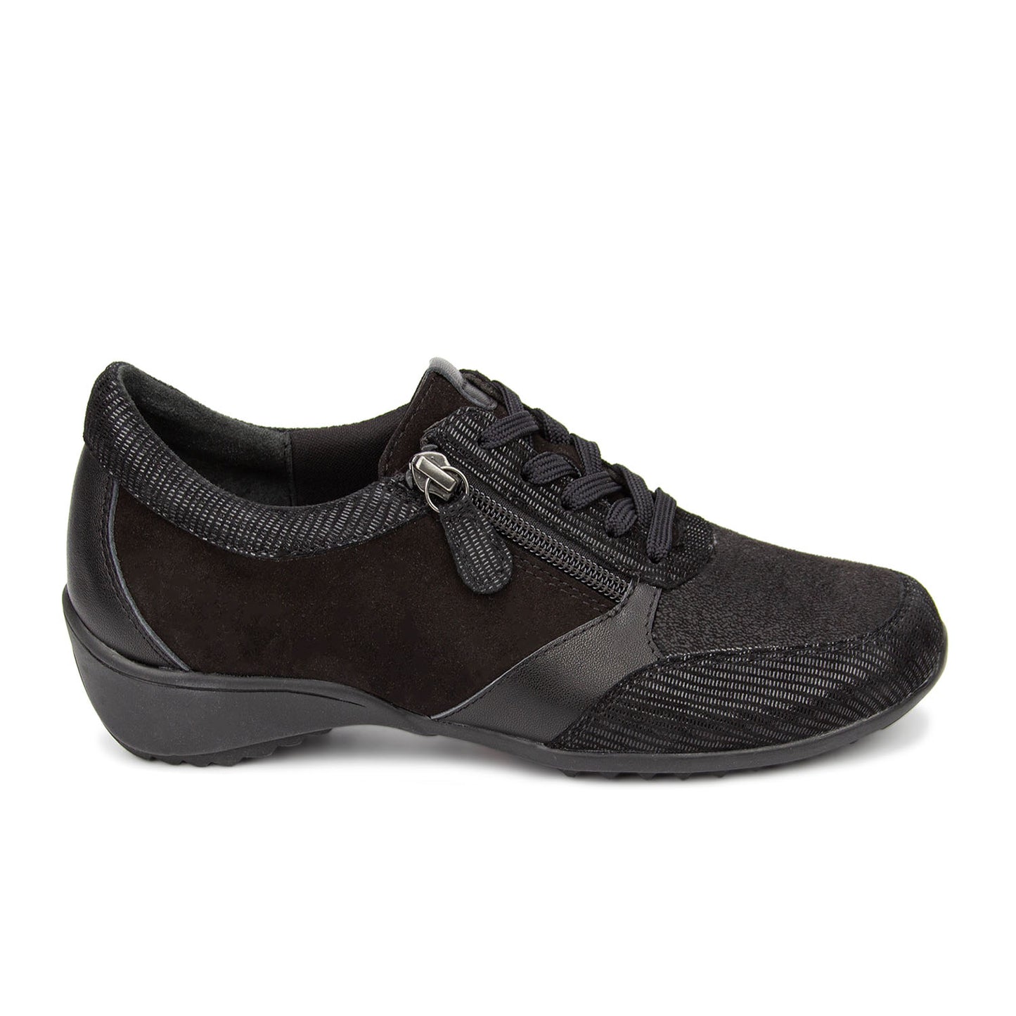 Drew casual shoe with zipper