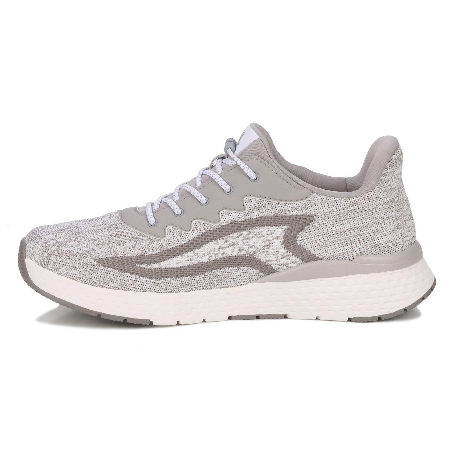 Drew Explore II Grey and White Mesh Combo Mesh shoe with grey sole