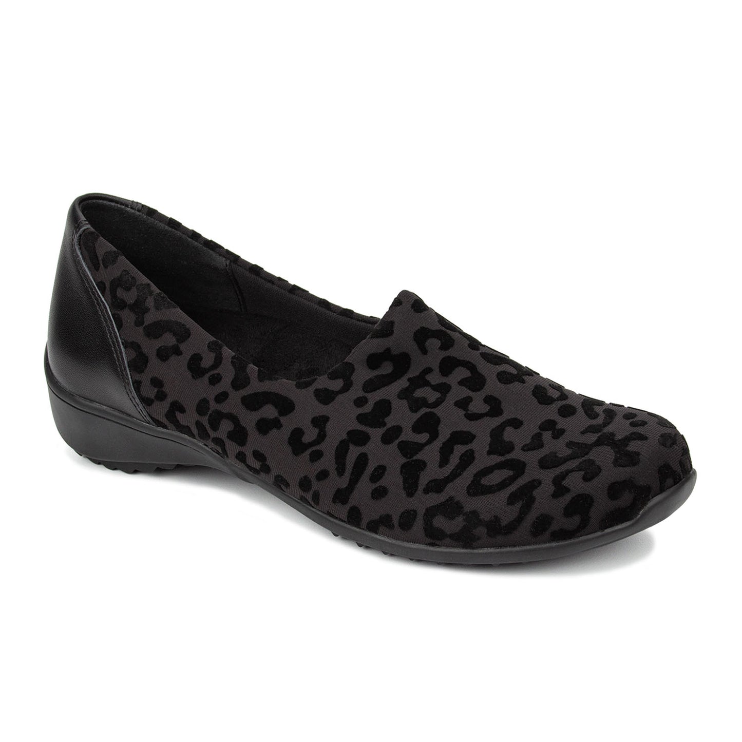 Drew Women's Prim Casual Shoes Black Cheetah Print