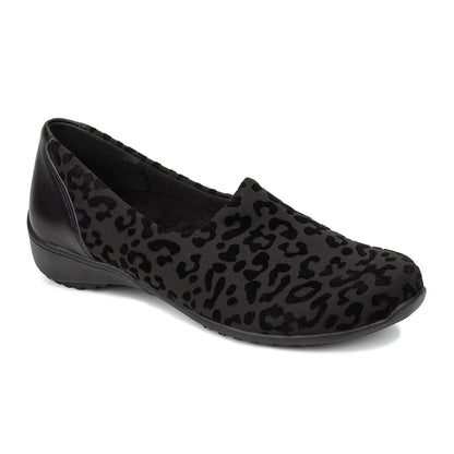 Drew Women's Prim Casual Shoes Black Cheetah Print