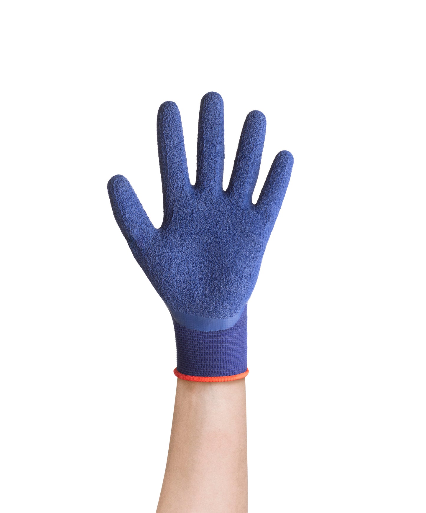 Jobst donning glove palm with grip texture