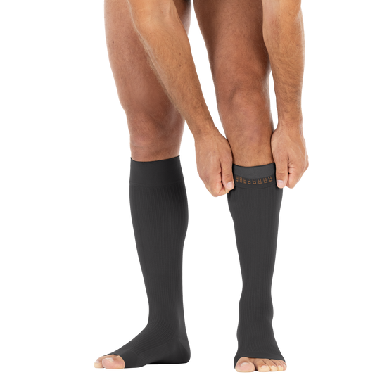 Jobst For Men Open Toe Softfit Knee Highs 20-30 mmHg - Jobst For Men Open Toe Softfit Knee Highs 20-30 mmHg