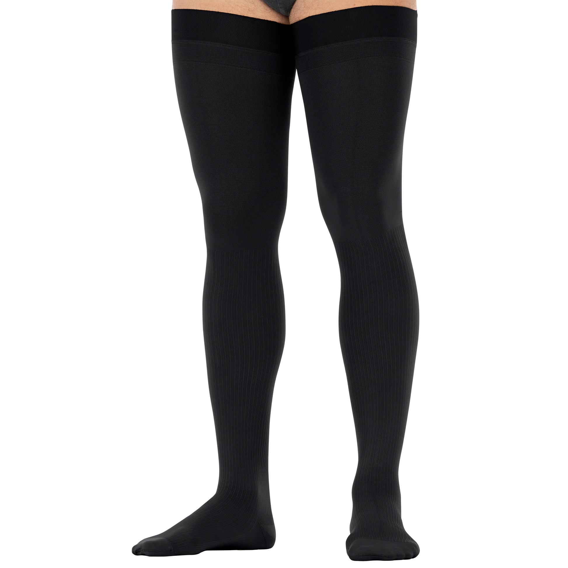 Jobst for Men Thigh Highs w/Dot Band Navy