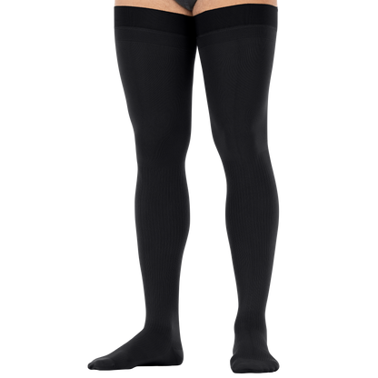 Jobst for Men Thigh Highs w/Dot Band Navy