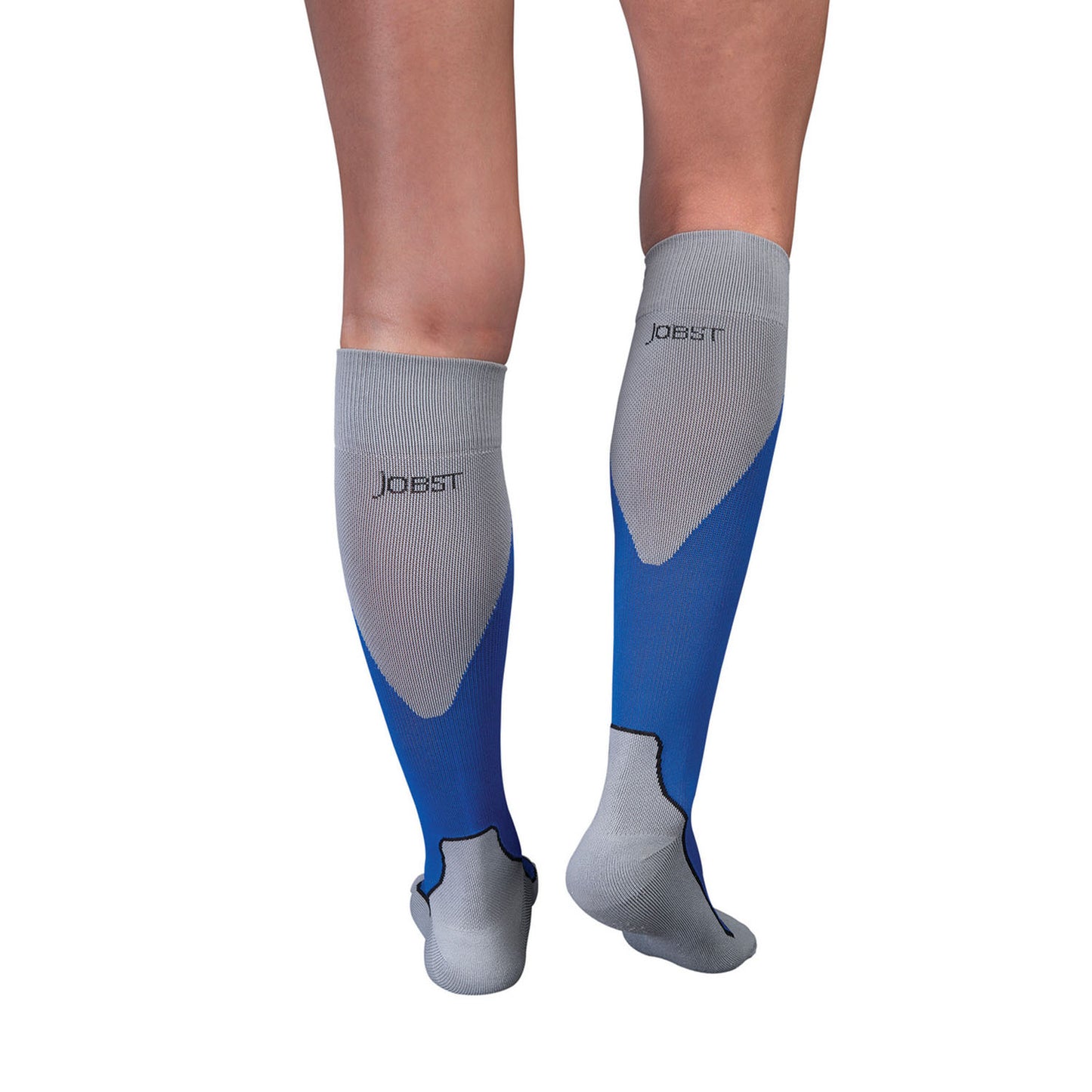 Jobst Sport Knee High Socks Blue Grey