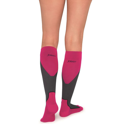 Jobst Sport Knee High Socks Pink Grey