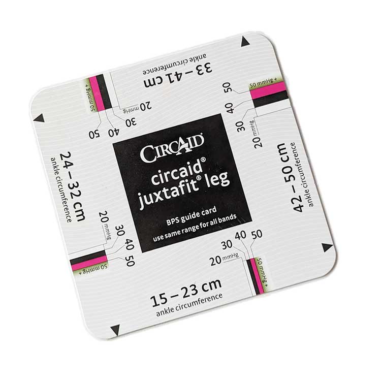 Circaid Measure Guide Circaid BPS Guide Card JuxtaFit | Ames Walker