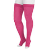 Juzo Soft 2001 Trend Colors Open Toe Thigh Highs w/Silicone band - 20-30 mmHg Every Rose