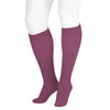 Juzo Soft 2000 Trend Colors Closed Toe Knee Highs w/Silicone Band Purple Rain