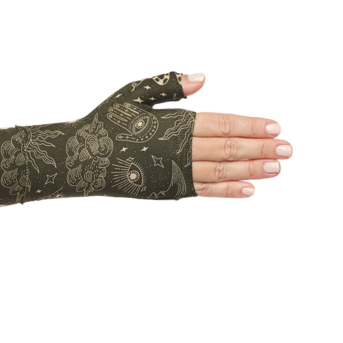 Juzo Soft 2002 Signature Collection Print Gauntlet with stargazer design