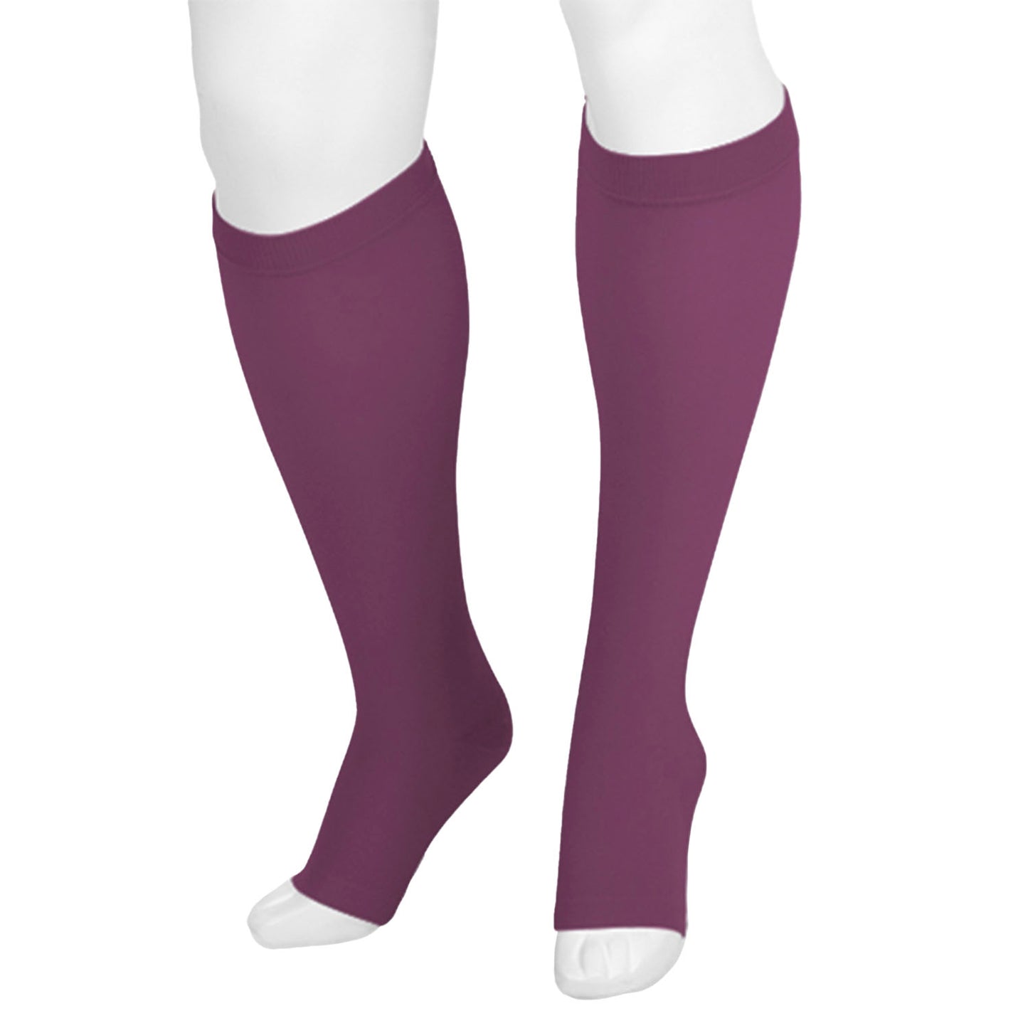 Juzo Soft 2001 Signature Collection Trend Colors Open Toe Knee Highs 20-30 mmHg