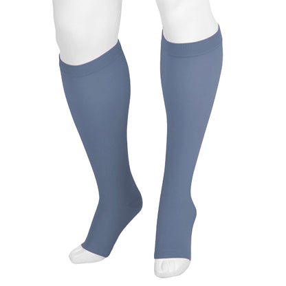 Juzo Dynamic 3511 Signature Collection Trend Colors Open Toe Knee Highs w/Silicone Band 3.5cm 20-30 mmHg