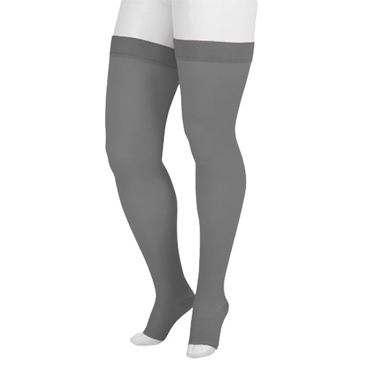 Juzo Soft 2001 Signature Collection Trend Colors Open Toe Thigh Highs w/Silicone band 20-30 mmHg - Juzo Soft 2001 Signature Collection Trend Colors Open Toe Thigh Highs w/Silicone band 20-30 mmHg