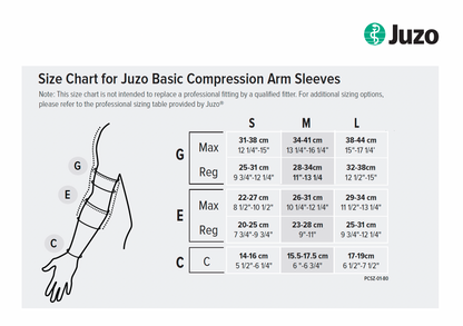 Juzo 4411 Basic Armsleeve w/Grip Top 20-30 mmHg