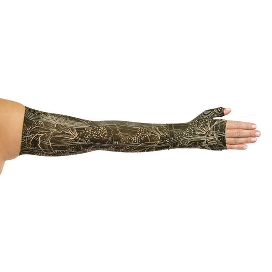 Juzo Soft 2000 Signature Collection Print Arm Sleeve 15-20 mmHg - Juzo Soft 2002 Signature Collection Print Arm Sleeve Tan floral design