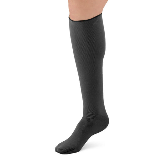 L&R Solaris ExoStrong Below Knee Closed Toe w/Silicone Top - 30-40 mmHg - L& R Solaris ExoStrong Below Knee Closed Toe Black