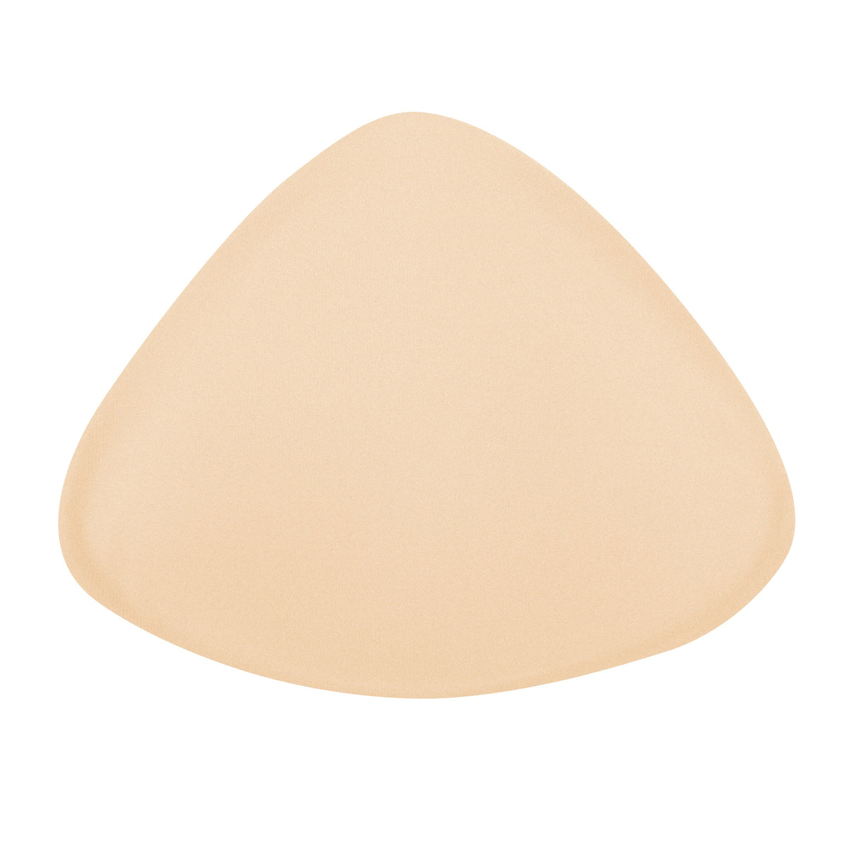 Beige bra pad on a white background