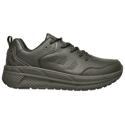 Propet Men's Ultra Leather Sneaker Black Sneaker with laces