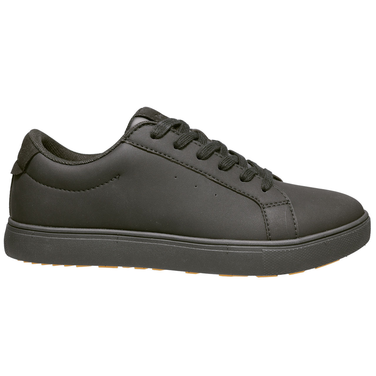 Propet Men's Chad Sneaker Black Lace Up Sneaker Side View