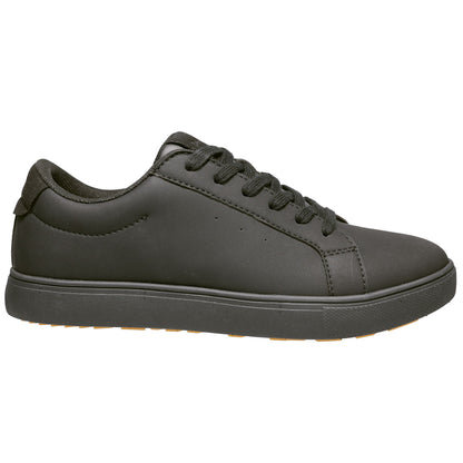 Propet Men's Chad Sneaker Black Lace Up Sneaker Side View